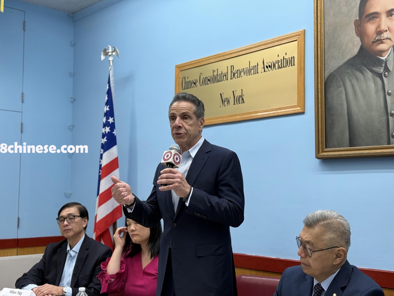 距离2025年纽约市长初选不足一周，最新民调指出，前州长葛谟的领先优势正在缩小。(记者刘梓祁╱摄影)
