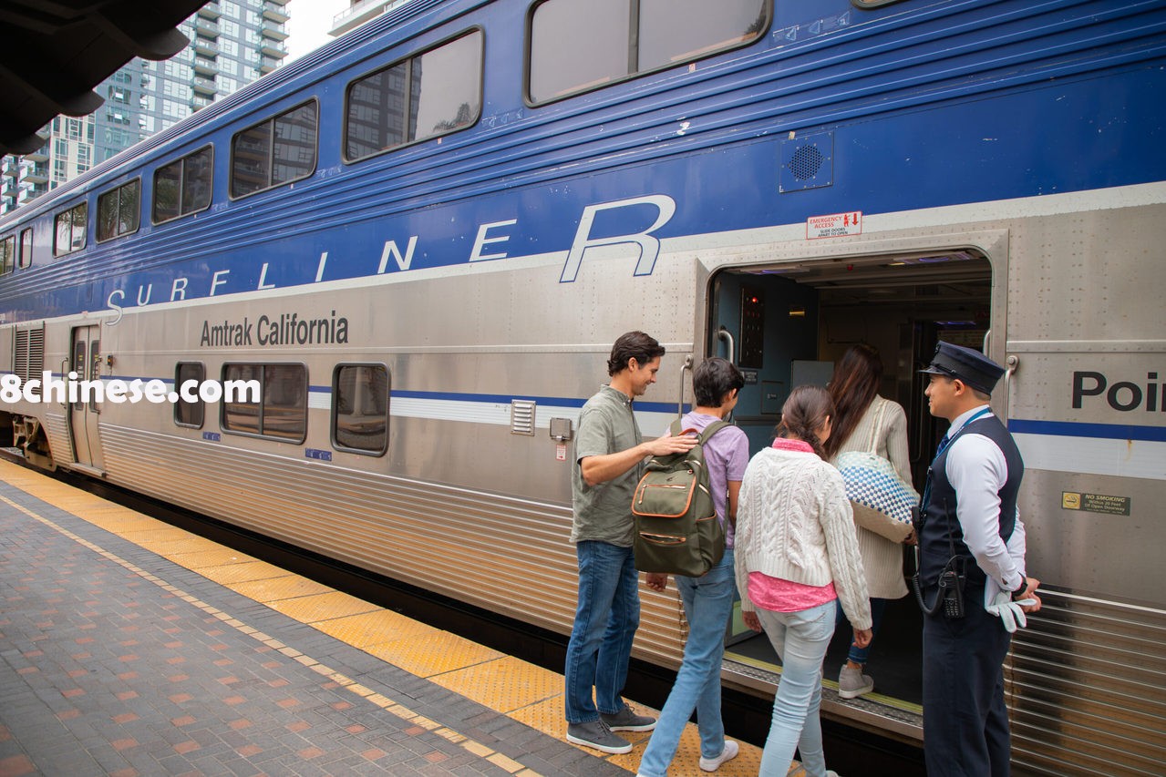Amtrak Pacific Surfliner。（取自美国铁路网页）