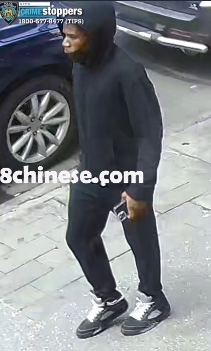 8大道亚裔女性被抢钱包案嫌犯。(警方提供)