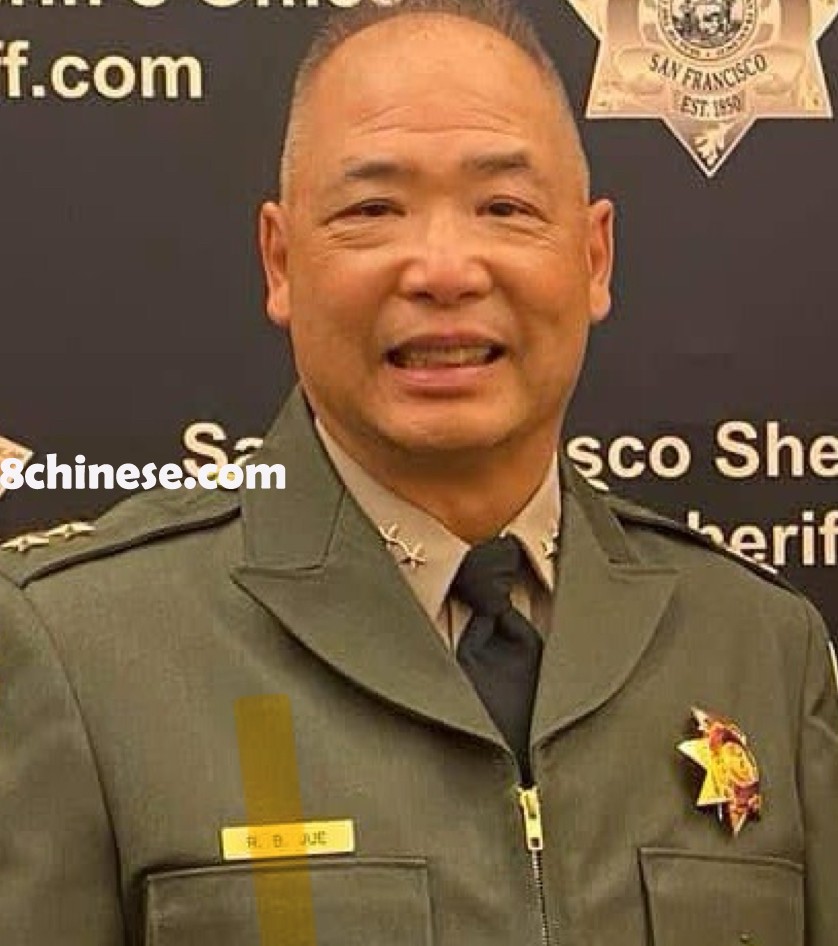 旧金山县警局高层周朝彪因涉嫌肇事逃逸被捕。（记者李怡╱摄影）