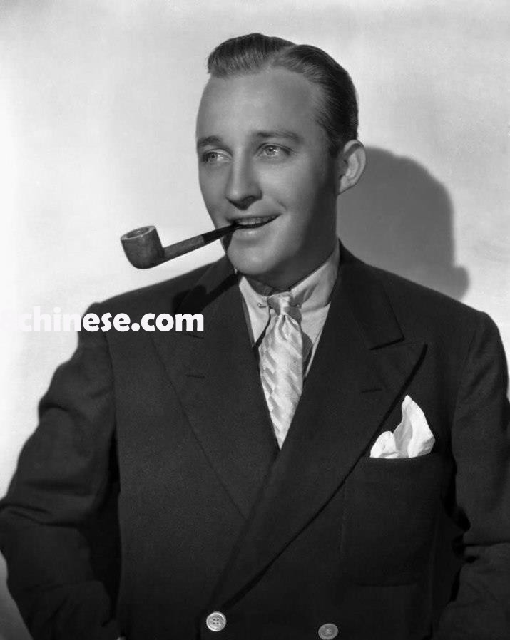 传奇歌手平·克劳斯贝(Bing Crosby)，摄于1940年。(资料照片)