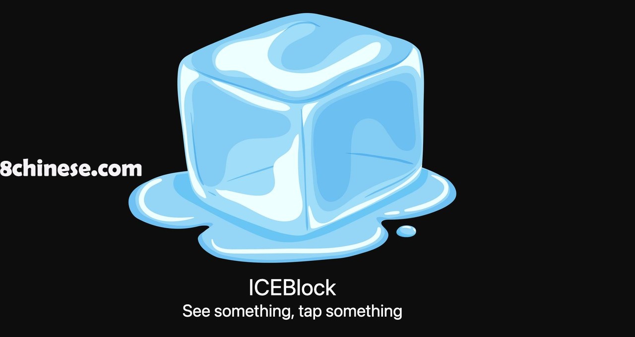 这款软体可以让用户标记ICE的行踪。（ICEBlock官网截图）