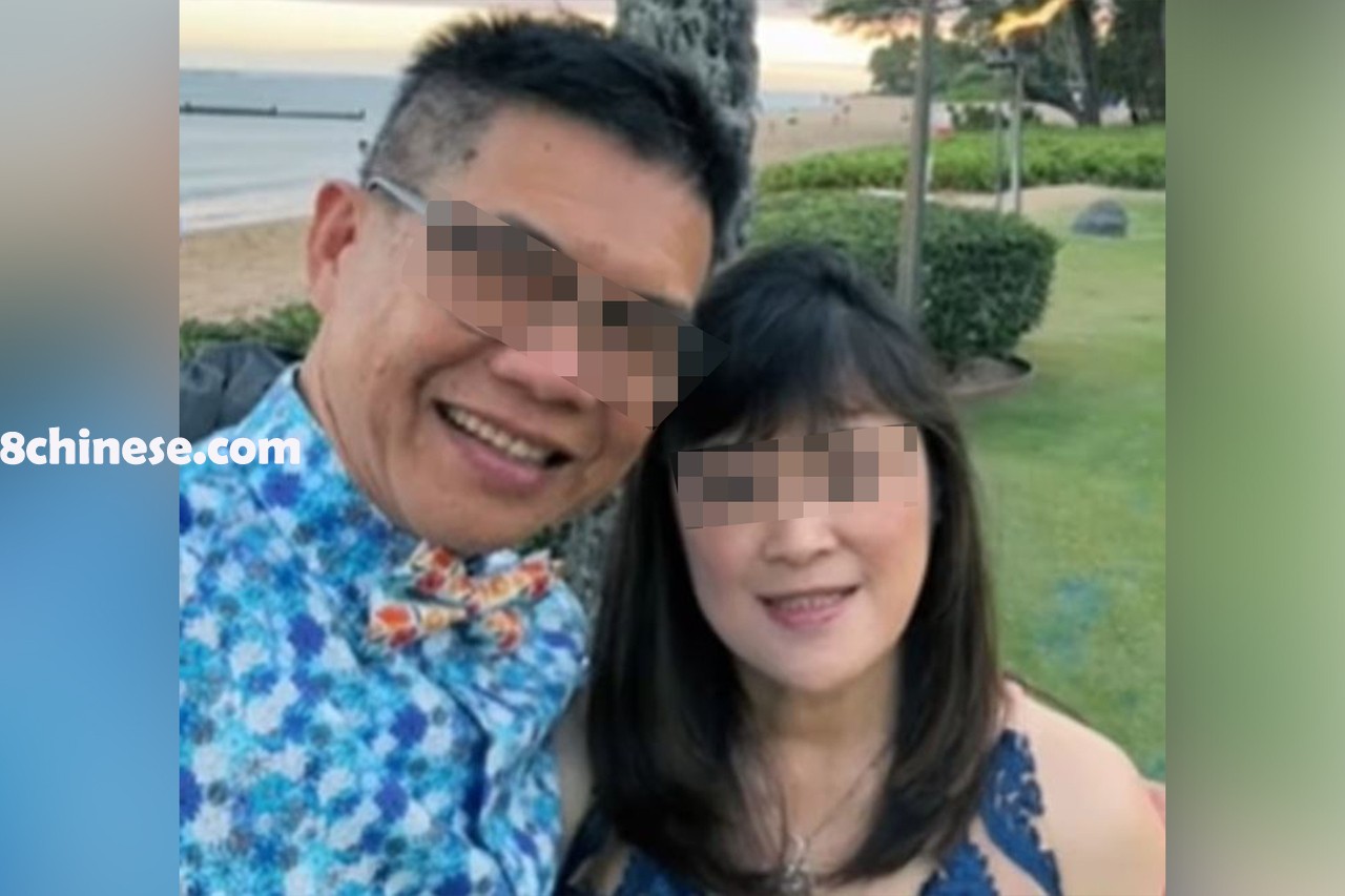 高赖艾琳生前为深受社区敬重的医生。图为她与前夫、本案凶嫌赖尹合影。（取自高赖艾琳脸书）